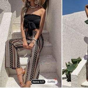 Top and pants set